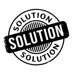 Solution rubber stamp