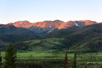 Sunset at the Continental Divide