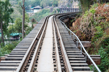 Obraz premium Death Railway in Kanchanaburi province-3