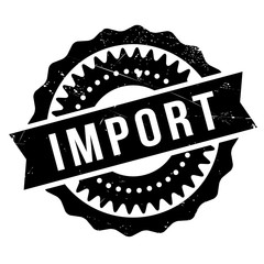 Import stamp rubber grunge © lkeskinen