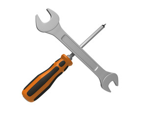 Wrench and Screwdriver