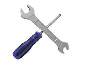 Wrench and Screwdriver