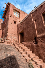 Buildings in Abyaneh - one of the oldest villages in Iran