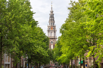 Naklejka premium Canal in Amsterdam