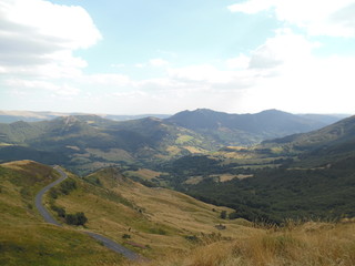 Naklejka premium Paysage de montagne