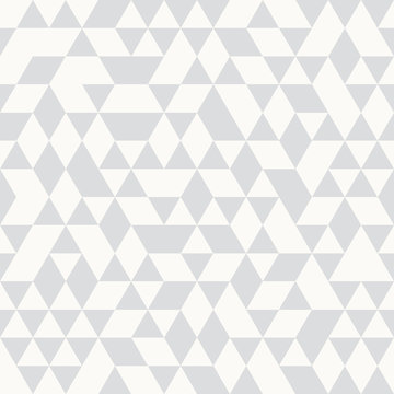 Seamless Silver Pattern of geometric shapes

