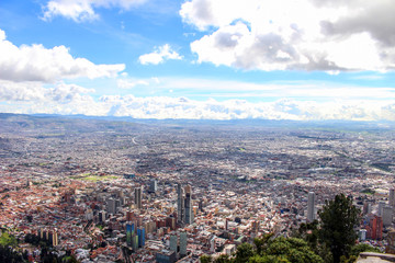 Fototapeta premium Bogota desde las alturas
