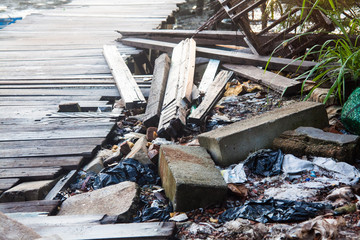 Obraz premium Dump site photo for promotion of recycle project for better environment