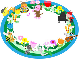 春のタイトルフレーム