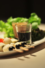 Italian food decoration
