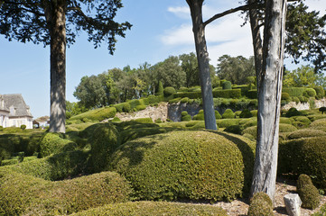 Marqueyssac Chateau gardens landscape