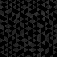 Seamless Silver Pattern of geometric shapes