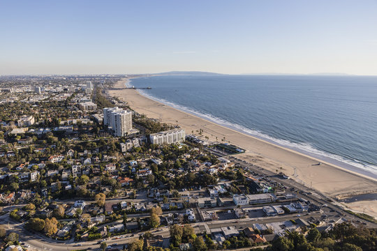Santa Monica California Aerial