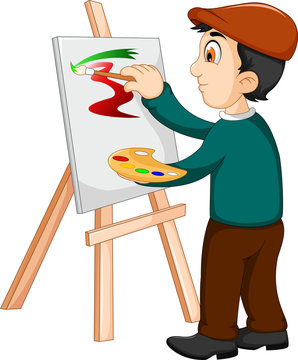 Painter Cartoon Images – Browse 1,045,347 Stock Photos, Vectors, and Video  | Adobe Stock