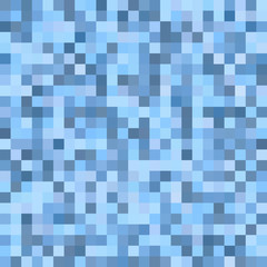 Seamless blue geometric checked pattern. Ideal for printing onto fabric and paper or decoration.