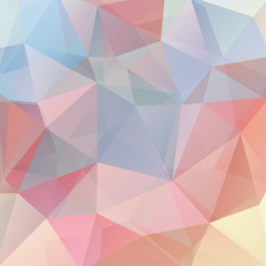Background of geometric shapes. Colorful mosaic pattern. Vector EPS 10. Vector illustration. Pink, blue colors.