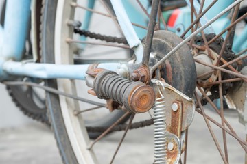 Fototapeta na wymiar detail of bicycle