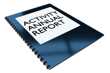 Activity Annual Report concept