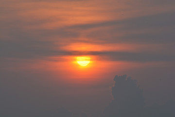 Egg Yolk Sunset