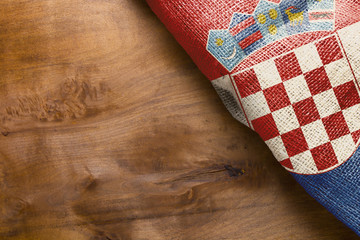 Obraz premium Flag of Croatia state