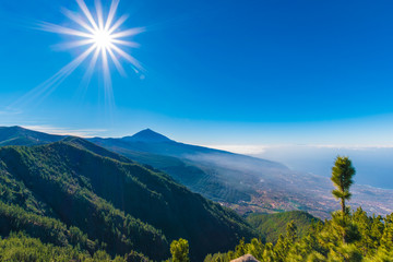 Fototapeta premium Volcanic mountain Teide in the Teide National Park, Canary islands, Spain.