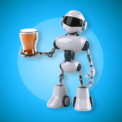 Naklejka premium Robot