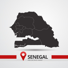 Senegal map