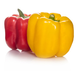 yellow and red pepper