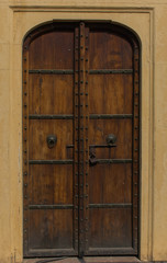 Antique wooden door frame from Jaipur City 
