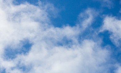 blue sky with cloud