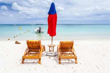 plage ouest de l'île Maurice 