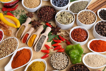 Spices and herbs.