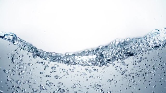 Water pouring and splashing, slow motion 120fps.
