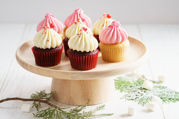 colorful cupcakes