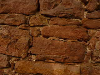 alte Sandsteinmauer
