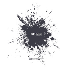 Splatter Background. Black Ink Splats. Spray Paint Splatters. Vector Paint Splats. Blots and Splashes. Grunge Ink Stains. Distress Vector Stains for Grunge Effects. Ink Splats for Design Use.