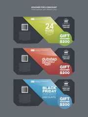 Set horizontal tariffs banners. interface for the site. ui ux vector banner for web app. Voucher pricing table, banner, order, box, button, list and bullet with plan for website in flat design