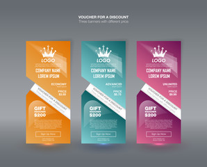 Set tariffs. interface for the site. ui ux vector banner for web app. Pastel pricing table, banner, order, box, button, list and bullet with plan for website in flat design