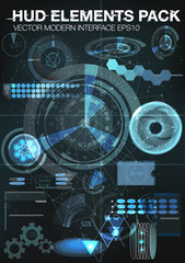 set Infographic elements. futuristic user interface HUD UI UX. Connection structure. Vector science background. abstract elements for medical interfaces. Vector illustration. futuristic user interface