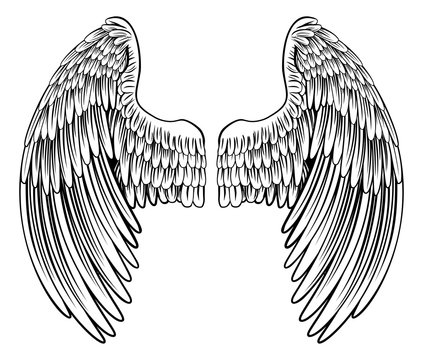 recommend clip art: Pair of Angel or Eagle Wings