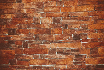 Abstract brick background texture vintage style wall