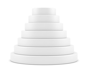 Simple round pyramid display