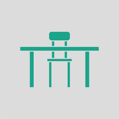 Table and chair icon