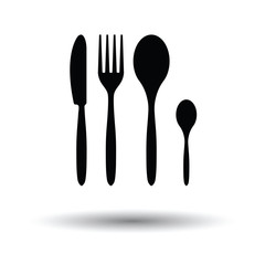 Silverware set icon
