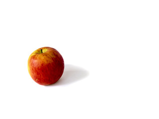 red apple ,isolated on white