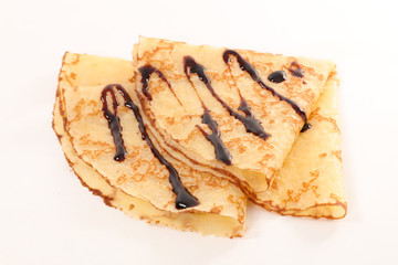 crepe with chocolate