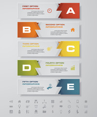 Obraz premium Design clean number banners template/graphic or website layout. Vector.