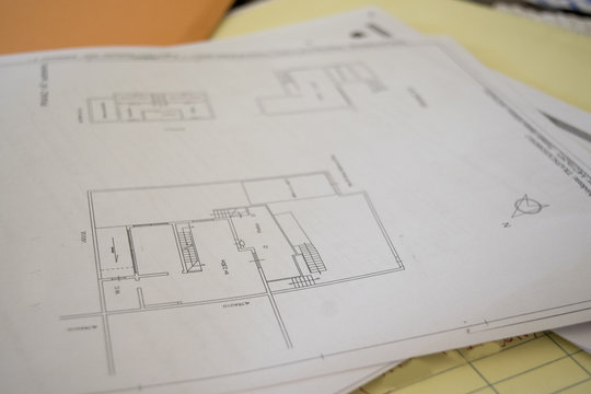 cadastral map of a garden flat