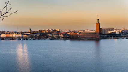 Fototapeta premium Stockholm city Hall at night