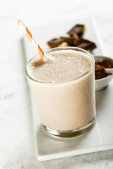 Yogurt smoothie with chocolate